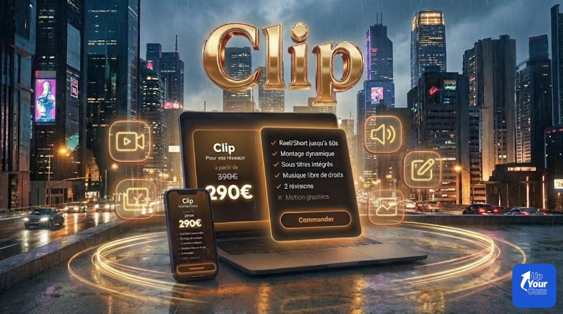 Pack Clip - Vidéo pour vos réseaux