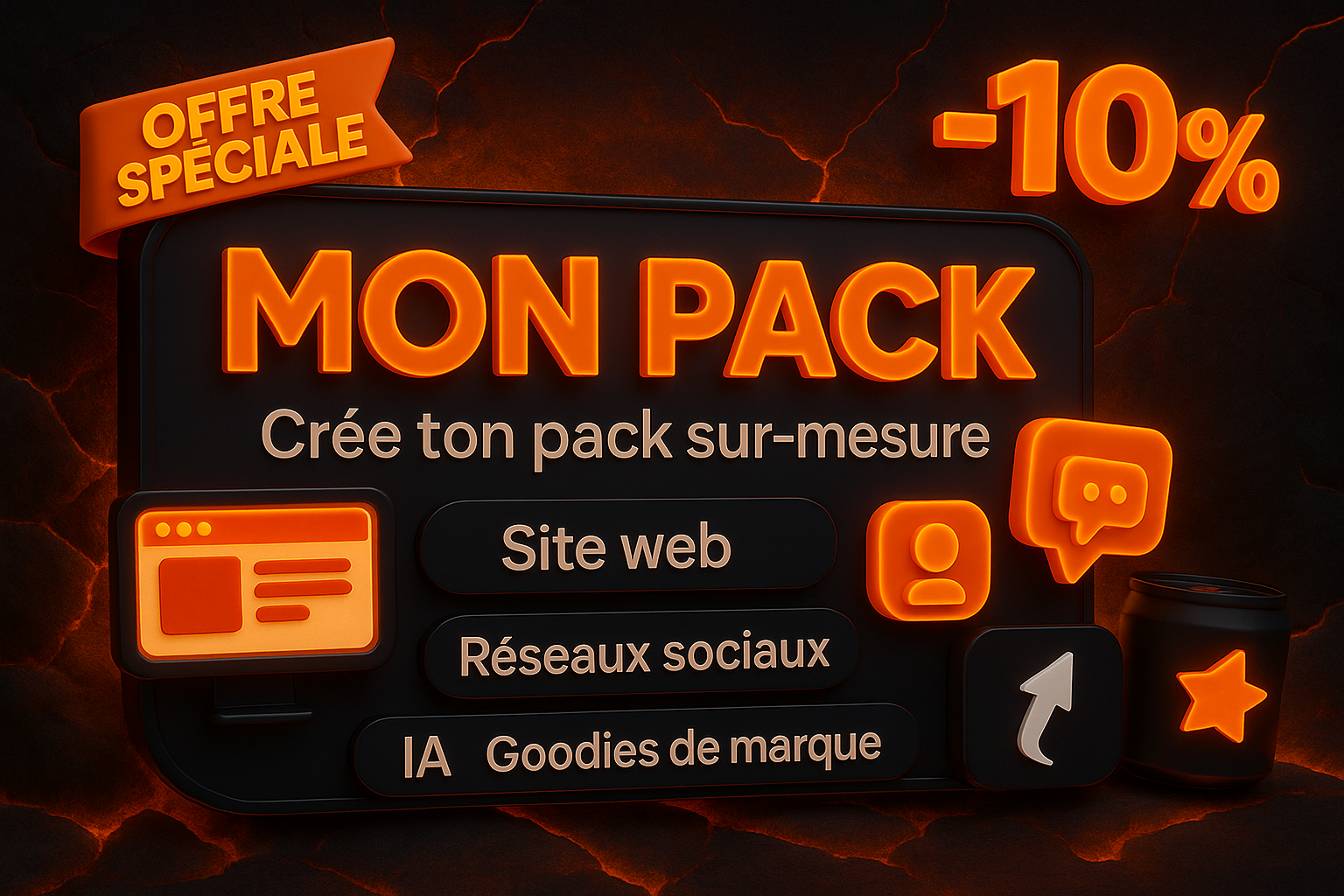 Pack sur-mesure - Créez votre solution personnalisée