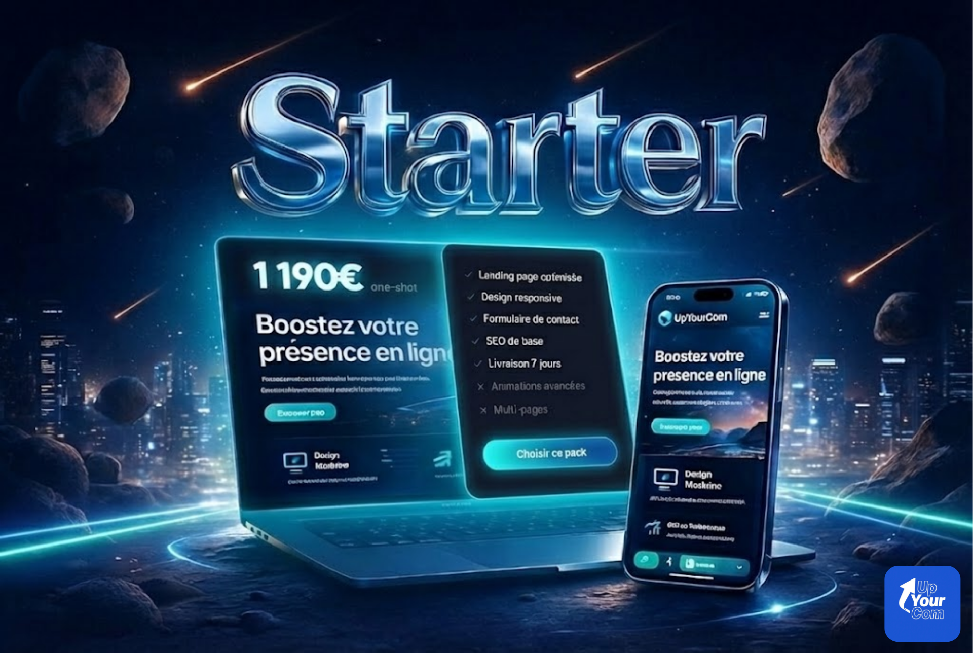 Pack Starter - Landing page optimisée